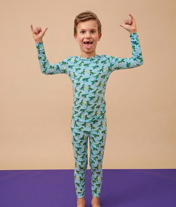 T-Rex Taco Time Long Sleeve Pajama Set